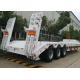 70 Ton 3 Axles Gooseneck Lowboy Semi Trailer For Heavy Duty Vehicles Delivery