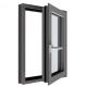 French Casement Glass Windows With 304 Stainless Steel Mesh And SKATE Original Hardware