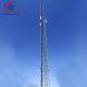 60m Telecommunication Monopole Tower Communication Guy Wire Tower