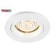 Golden Fixed Recessed Downlight Fixtures 70mm Cut Out LED Ceiling Light