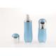 Plastic 30ml Blue Airless Cosmetic Bottles Technology Jet Molding