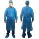 Long Sleeves Disposable PPE Gowns Anti Virus Safety Protective Clothing