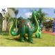 Garden Large DinosaurLife Size Fiberglass Statues Cartoon Shape For Outside Decoration