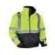 Polyester Hi Vis Insulated Jacket Outdoor Security OEM Hi Vis Safety Jacket