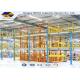 Orange / Blue Custom Industrial Rack Mezzanine Steel Structure Space Optimization