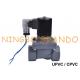 Anti-Corrosive UPVC PVC Plastic Solenoid Valve 1'' 24VDC 220VAC