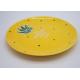 Solid Glazed Decaled Ceramic Serving Platter / Pineapple Salad Plate Stoneware Dolomite