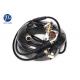 Waterproof 7 Pin Car Reverse Camera Cable With Nickle Plated Connector