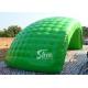9m half hemisphere promotion exhibition inflatable tent with removable banners on front top