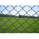 11.5 gauge Green PVC Coated Galvanised Steel Chain Link Fencing 20m 30m