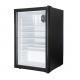 130L bar use beverage vertical cold drink small display fridge with glass door front SC130