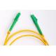 1.2mm LC Fiber Optic Cable Wire , Fiber Patch Cord Zirconia Ferrule Material