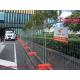HESLY Temporary Fence System | Steel Brace | Orange Plastic Block | O.D 32mm frame - HeslyFence,CHINA