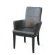 PU/leather upholstery beech wood wooden dining chairs with double line stitching,wooden fashion dining chairs high back