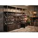 Steel Material Wine Rack Cabinet / Beer Storage Rack 800*350*1800mm