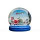 0.55mm PVC Inflatable Advertising Signs For Yard / Blow Up Snow Globe