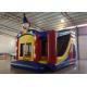Simple inflatable circus clown bouncy castle PVC material inflatable combo bouncer with slide inflatable jumping house