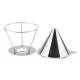 Food Grade Pour Over Coffee Filter Cone , Integrated Pour Over Dripper