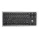 Durable Black Rear Panel Mount Ruggedized Keyboard Industrial Keyboard With Trackball