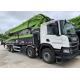 56m Sweden Scania New Concrete Pump Truck , 4 Axle Truck High Safety 180CBM