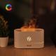 Direct Sale Ultrasonic Air Essential Oil Fire flame lamp 7 Colors led lamp with Mist Aroma Essential Oil Diffuser for bedroom