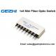 Mini Size 1x8 Opto-Mechanical Optical Switches 8x1 Latching Fiber optic Switch