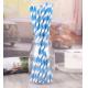 Eco Friendly Colorful Biodegradable Disposable Drinking Paper Straws Accept customized Logo Print, 12*210mm