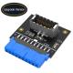 Upgrade Version Vertical USB 3.1 Front Panel Socket Key-A Type-E to USB 3.0 20Pin Header Male Extension Adapter