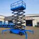 10m Aerial Work Platform Lift Hydraulic Scissor Lifter With Four Outriggers