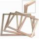 Different Thickness Pine Wooden Stretcher Bars 2 Pcs Shrink Wrapped