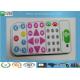 Control Keypad Flat Membrane Switch Keypad No Embossing With 0.20mm PET Overlay