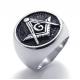 Tagor Jewelry Super Fashion 316L Stainless Steel Casting Ring PXR278