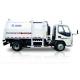 White garbage truck waste management / side loader waste collection trucks hydraulic system