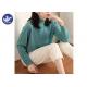 Turtleneck Ladies Wool Sweater Solid Color Women's Basic Winter Pullover Sweater