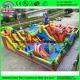 Hot Sale Cartoon inflatable big fun city for sale, commercial Mega inflatable playground, inflatable amusement park