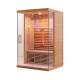 Full Spectrum And Carbon Heater Solid Wood 2 Person Infrared Sauna For Home