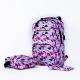 Nylon Ladies Laptop Backpack Set Waterproof 3 Piece School Bag