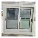 Double Glazed 3 Track Aluminum Sliding Glass Windows With Push Up Down Lock