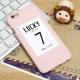 Hard PC English Word Candy Color Back Cover Cell Phone Case For iPhone 7 6s Plus 5s