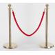 Crowd Control Velvet Rope Stanchions Hotel Lobby Supplies Gold Silvery White