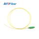 FTTH Singlemode Simplex SC APC Fiber Optic Pigtail Yellow Jacket