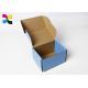 High End Blue Printed Gift Boxes / Rectangle Cardboard Packing Boxes