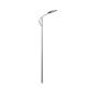 Galvanized Steel Street Light Pole Single Arm Pipe Outdoor Lamp Post
