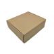 Brown Kraft Paper Packaging With Tray , Corrugated Cardboard Boxes