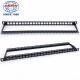 ANSHI 0.5U High Density Blank Patch Panel 24 Ports For UTP Keystone Jacks