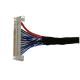 Multi Color Custom LVDS Cable Assemblies With 30 Pin 40 Pin JAE FI-RE Connector