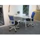 Panel Wood Style Melamine Conference Table E1 Environmental For Office / Home