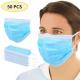 Professional Disposable Colored Surgical Masks Non Irritation For Adult