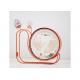 Round Shape Baby Handprint Tin Custom Color Ornament Tin Box Shower Gift