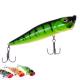 wholesale fishing tackle minnow hard plastic fishing lure Popper 125mm 40g